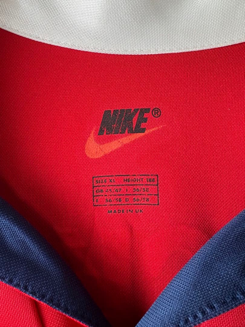 90s NIKEアーセナル　ベルカンプ　ヴィンテージ ユニフォーム ゲームシャツ
