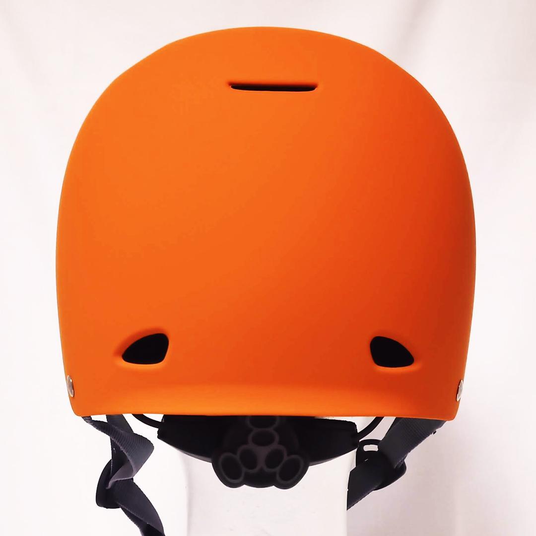 トリプルエイト GOTHAM HELMET ORANGE RUBBER L/XL