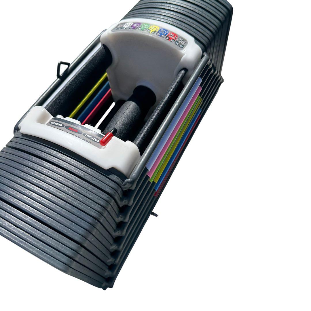 ②美品　TOP FILM ブロックダンベル sport9.0 40.8kg