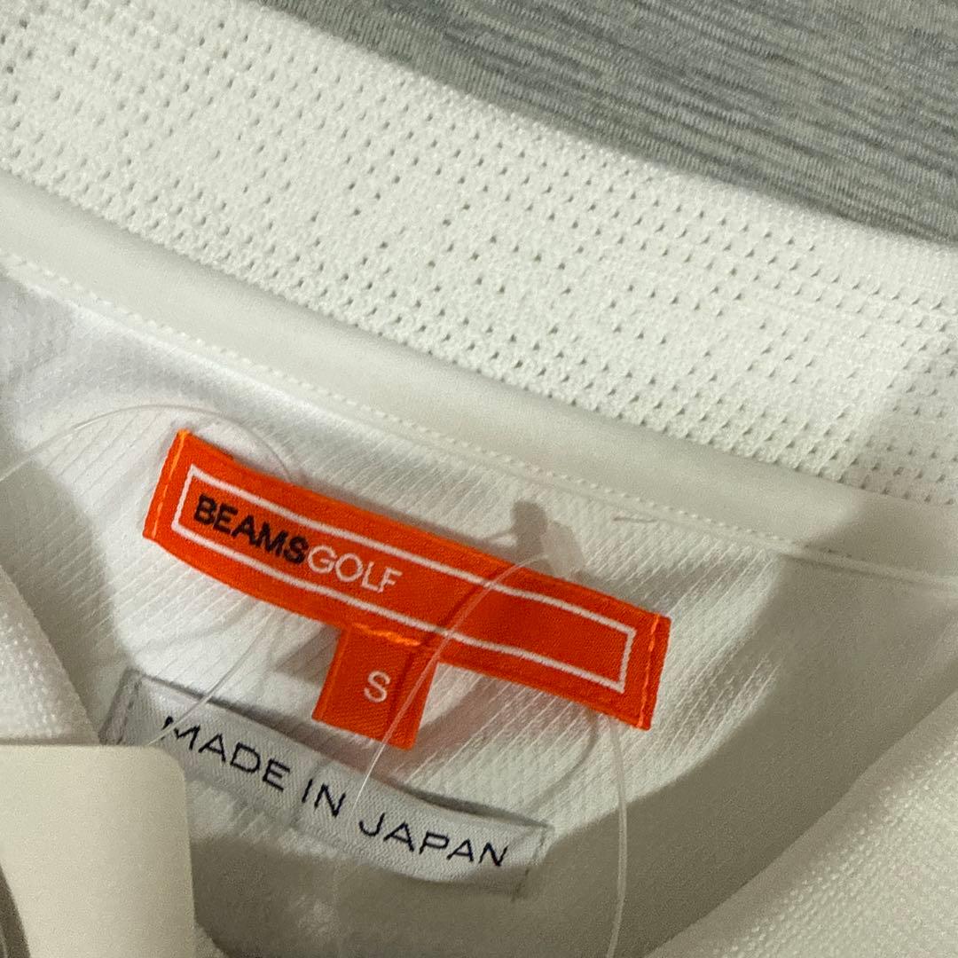 新品　BEAMS GOLF ビームスゴルフ　半袖ハーフジップシャツ　S