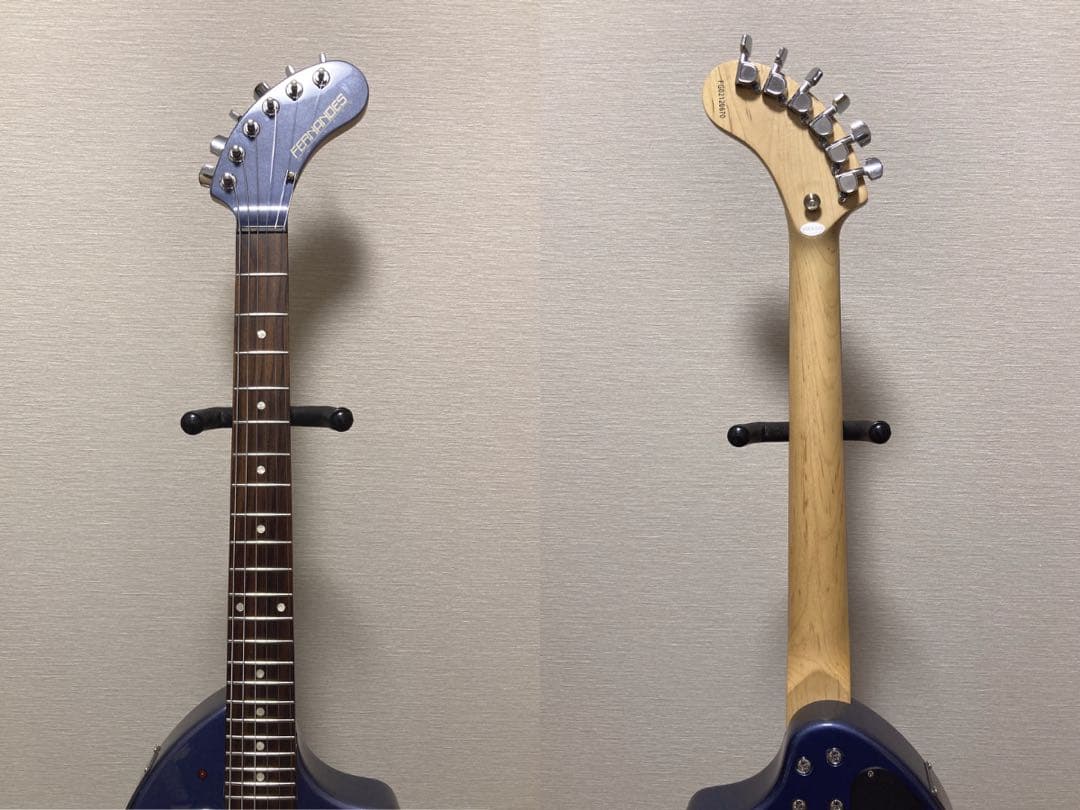 FERNANDES DIGI-ZO HYPER 青 ブルー コンデンサ交換済み