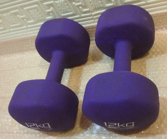 ソフトダンベル 12kg 2個セット カラーダンベル