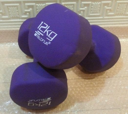 ソフトダンベル 12kg 2個セット カラーダンベル