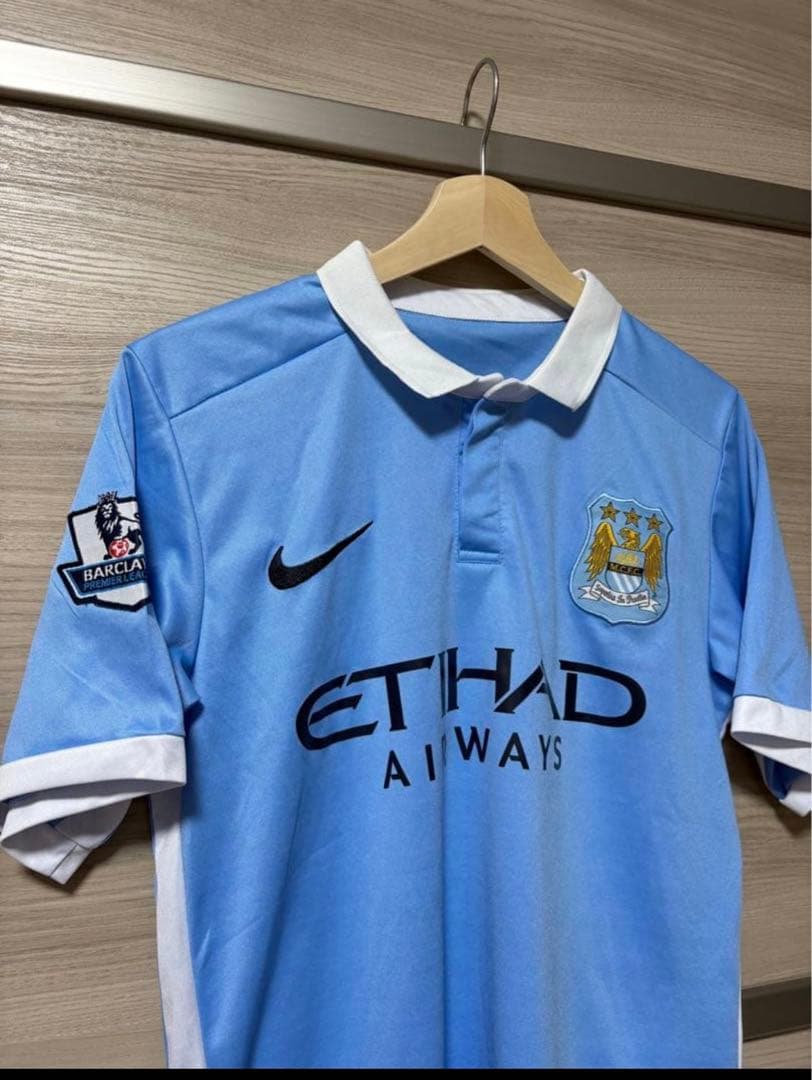 パ*ン様 NIKE Manchester city 2015-16 ゲームシャツ