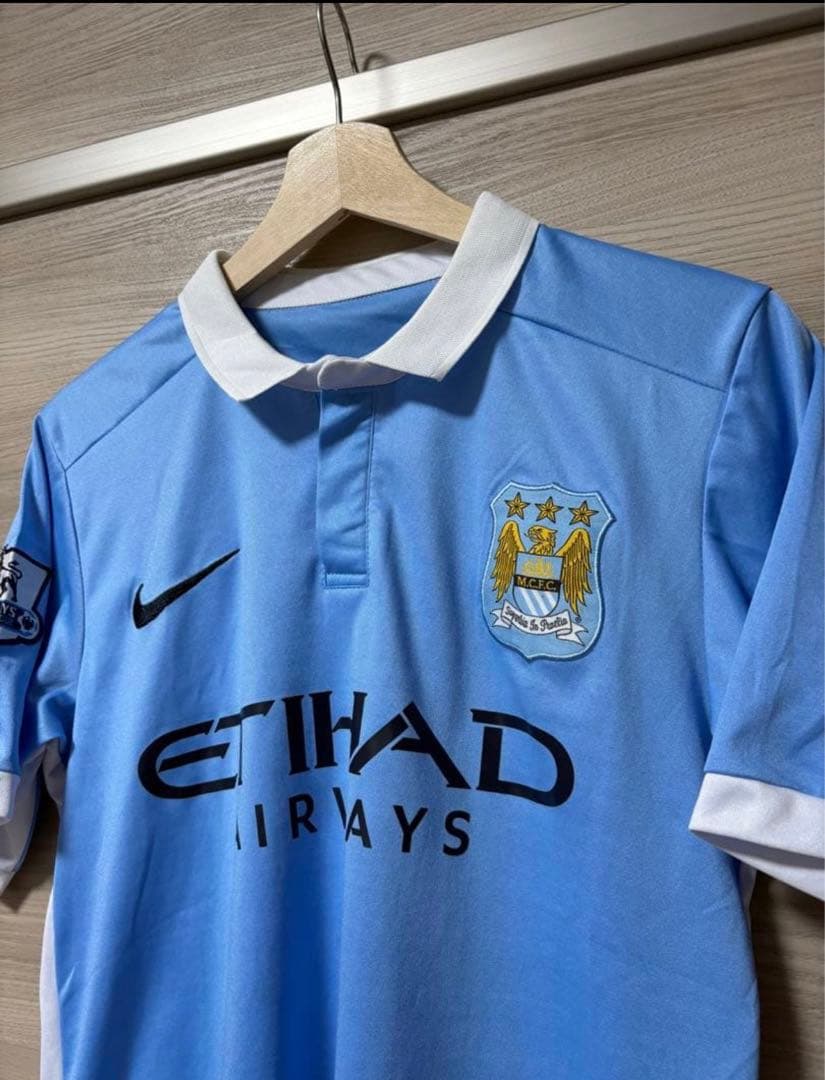 パ*ン様 NIKE Manchester city 2015-16 ゲームシャツ