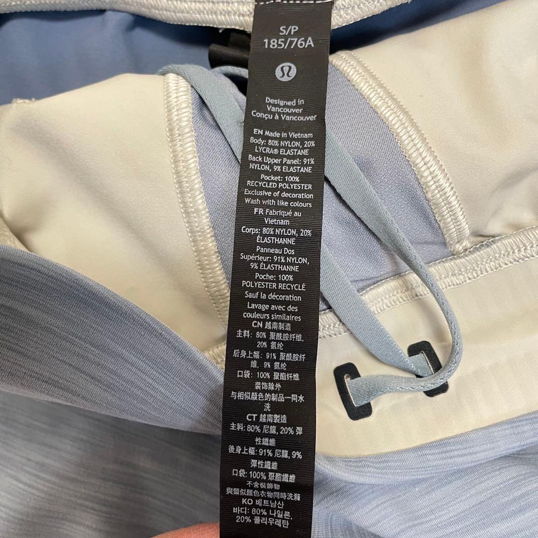lululemon ルルレモン スポーツウェア ボトムス 総柄 ブルー S