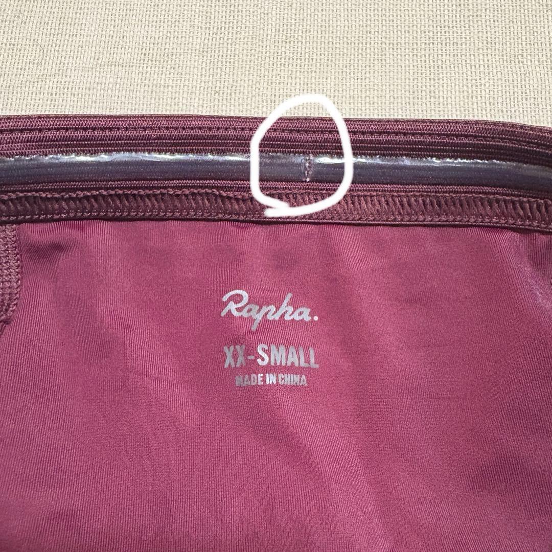 Rapha パット付サイクルパンツ　ワインレッド