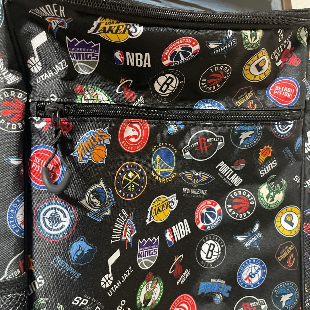 値下げ！NBA チームロゴ バッグ 中型 ブラック