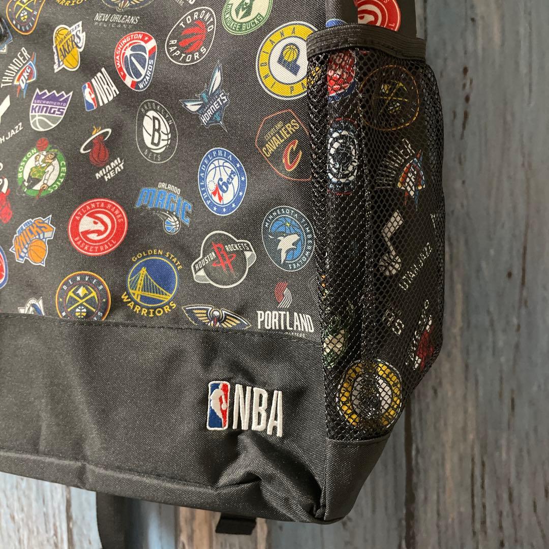 値下げ！NBA チームロゴ バッグ 中型 ブラック