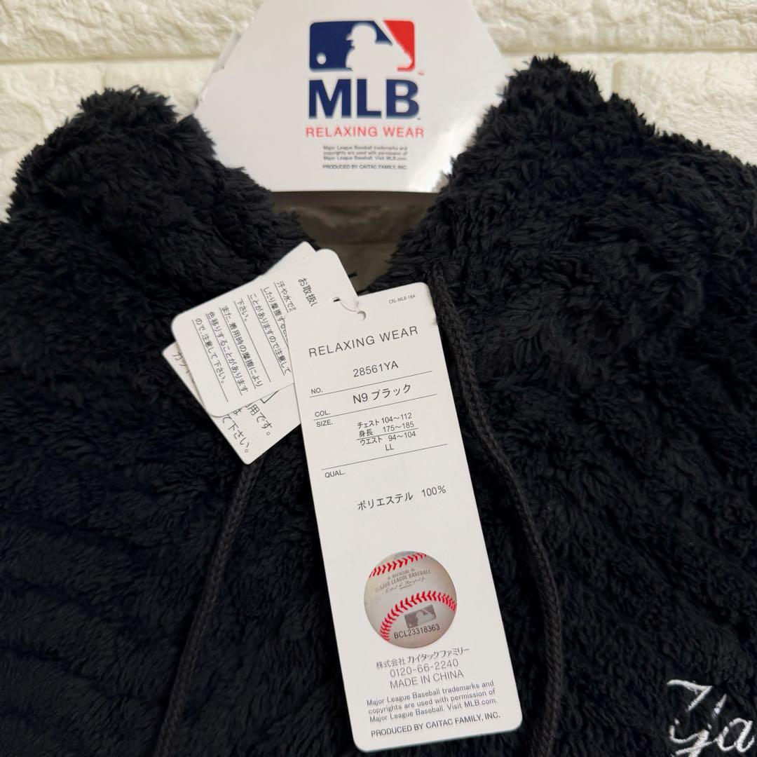 MLB公式　ヤンキース　ボア　パーカー　ジャケット　セットアップ　メンズ　LL