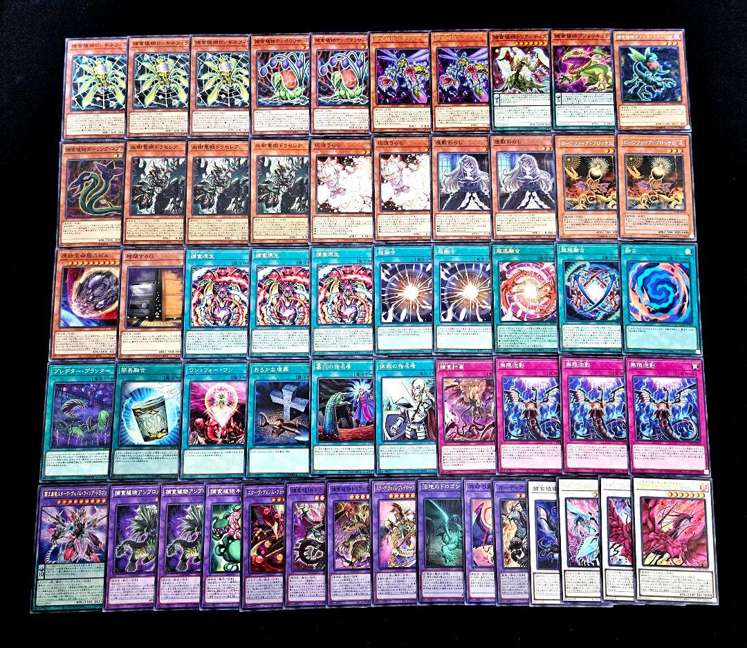 遊戯王 【本格構築】捕食植物 構築済みデッキ プレデタープランツ スターヴ 融合