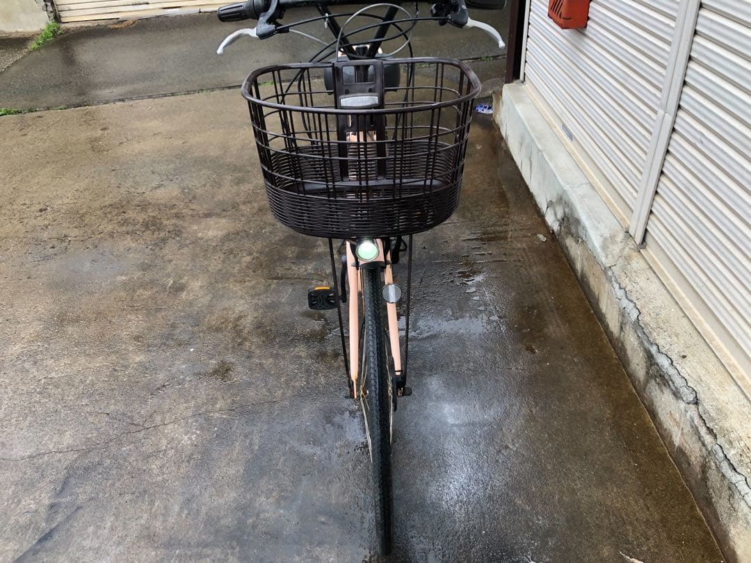 ブリヂストン新機種電動アシスト自転車poLKU26インチピンクアルミボディー