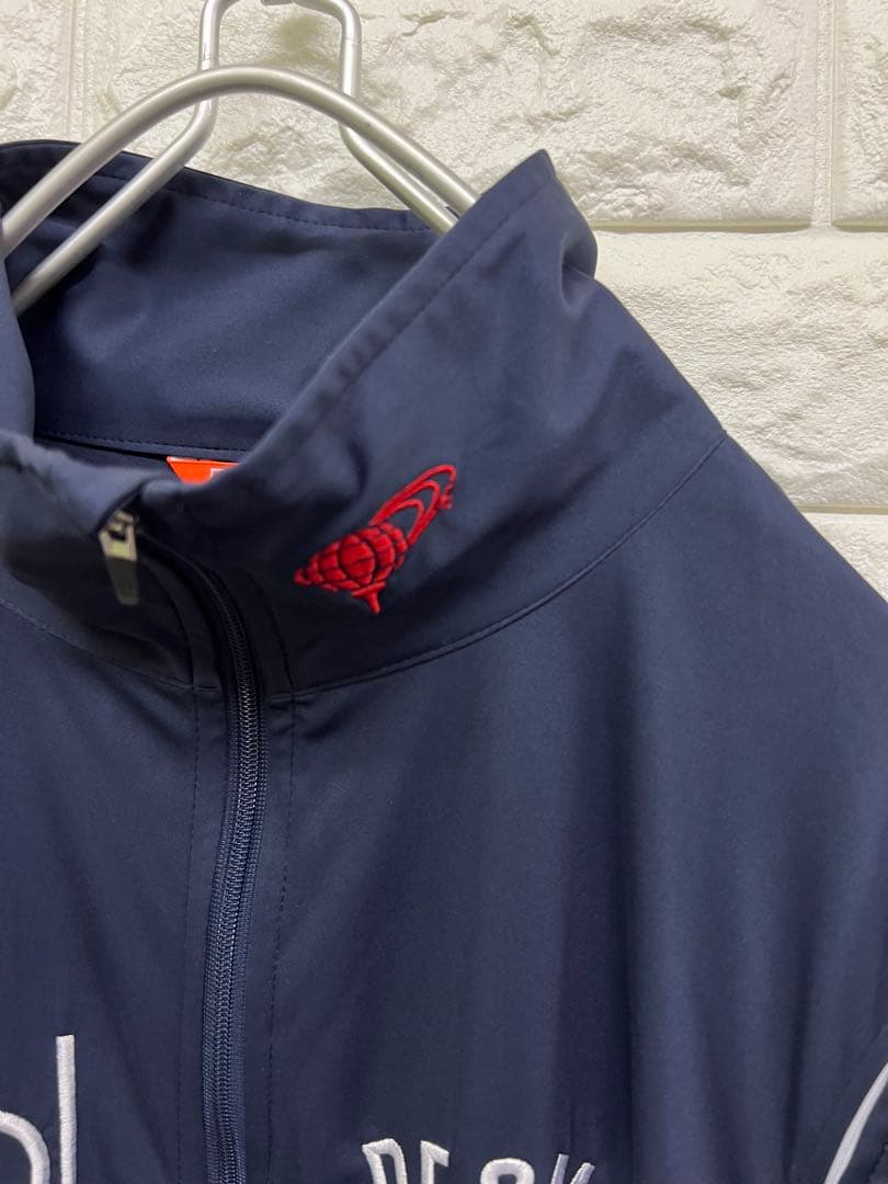 BEAMS GOLF 2WAY エアシャット ジップジャケット 紺 S ネイビー