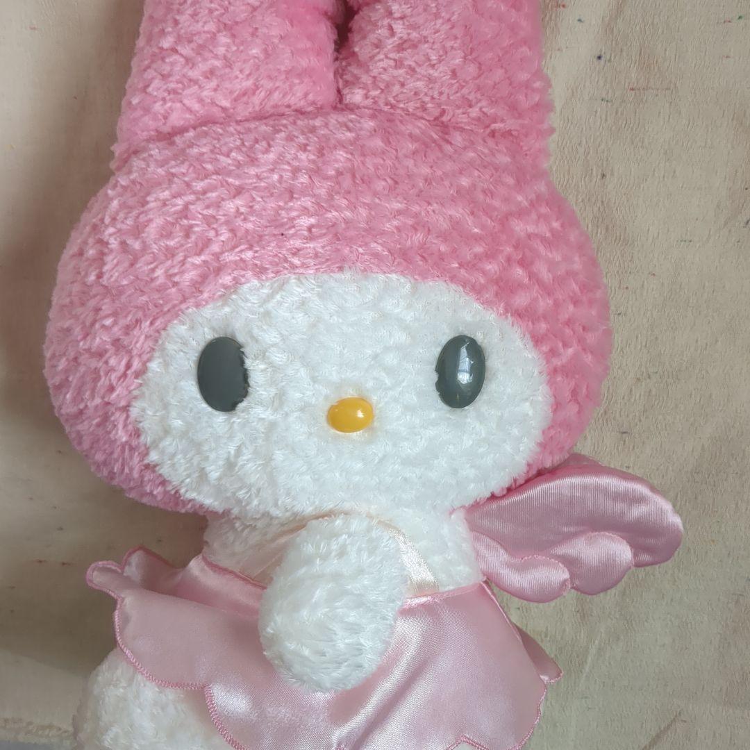 マイメロディ　ぬいぐるみ　天使　平成レトロ　★少し汚れあり　タグに折れ変色あり