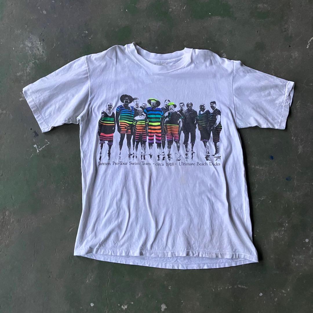 ウェア 90's Jantzen Pro-tour Swim Team T-shirt