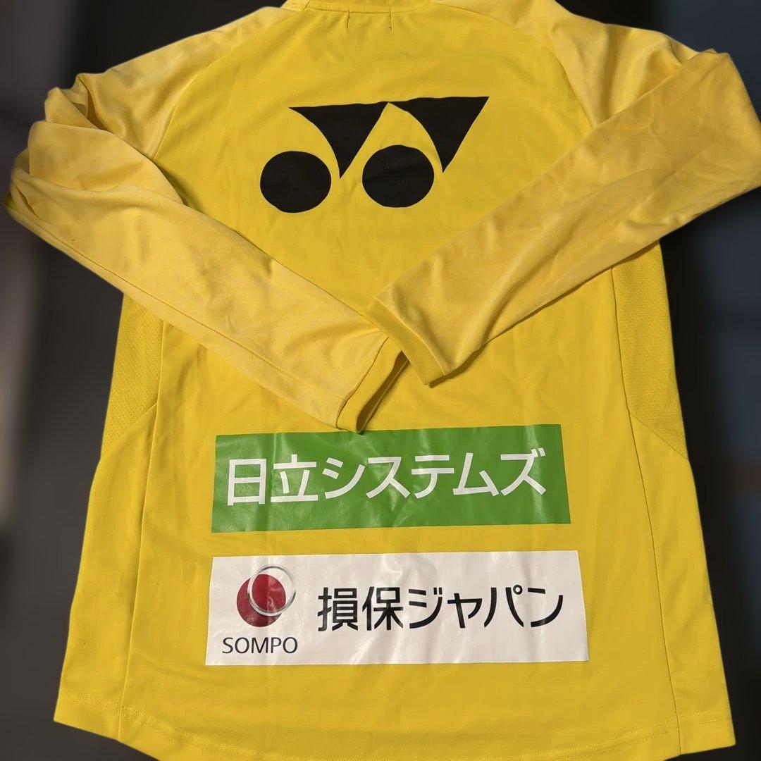 YONEX 柏レイソル 長袖シャツ イエロー