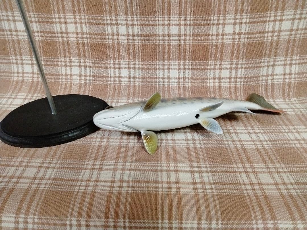 ハンドメイド　27cmアマゴ　魚　ルアー釣り　フィギュア　レプリカ
