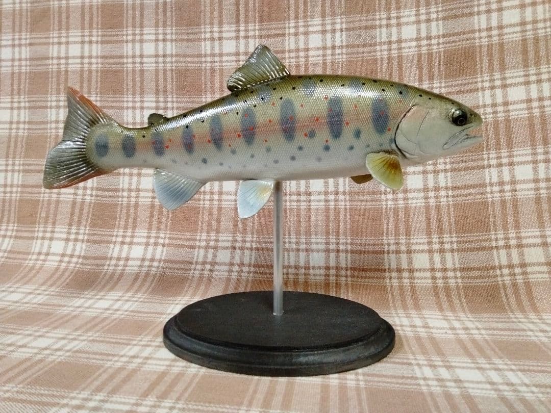 ハンドメイド　27cmアマゴ　魚　ルアー釣り　フィギュア　レプリカ