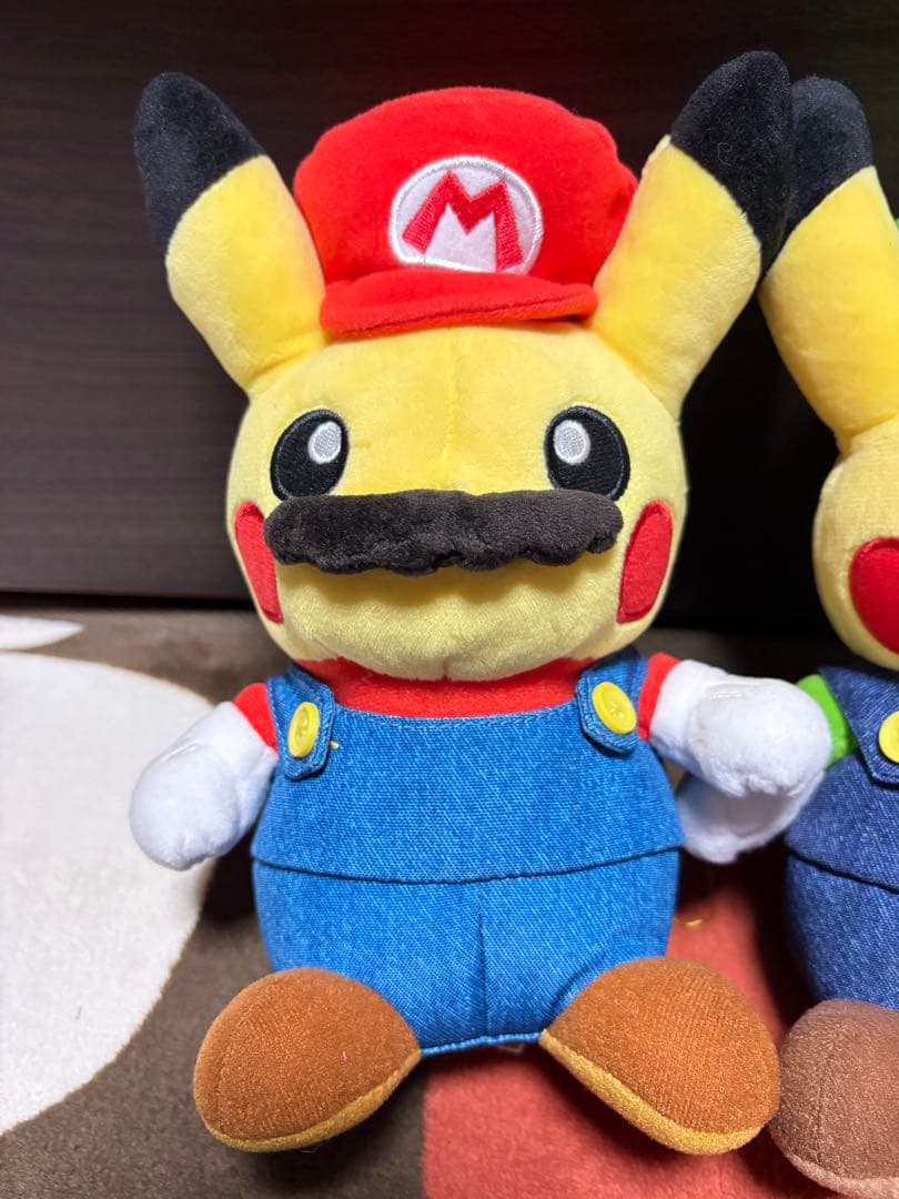 ポケモン マリオピカチュウ ルイージピカチュウ ぬいぐるみ 京都 任天堂