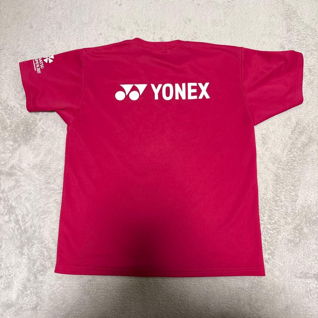 YONEX 2025 JAPAN OPEN 赤 Tシャツ