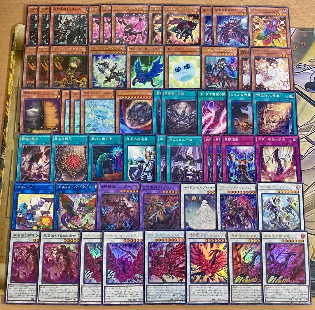 本格構築 ブラックローズドラゴン デッキ 黒薔薇の破滅竜 血樹竜姫ドラセレア