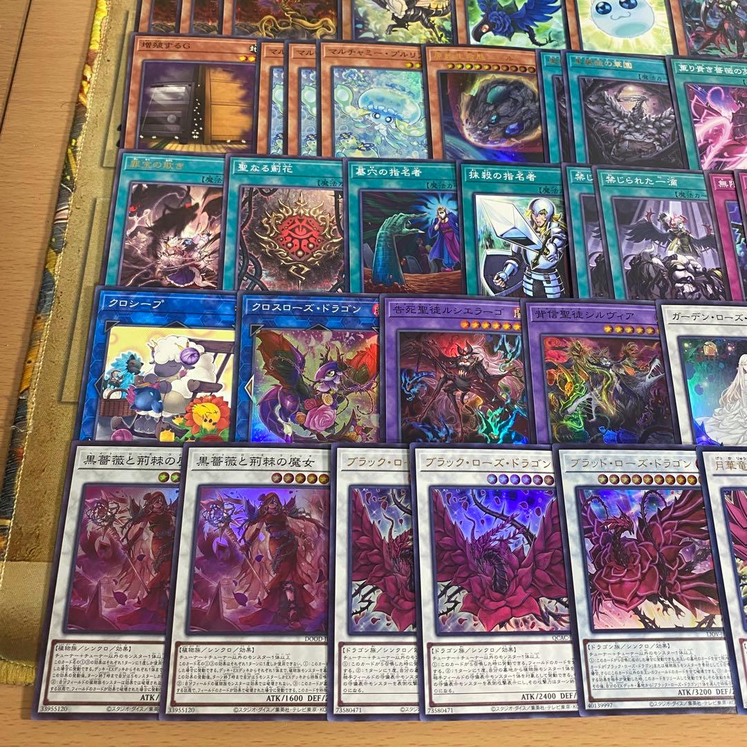 本格構築 ブラックローズドラゴン デッキ 黒薔薇の破滅竜 血樹竜姫ドラセレア
