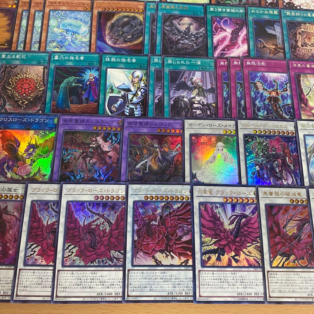 本格構築 ブラックローズドラゴン デッキ 黒薔薇の破滅竜 血樹竜姫ドラセレア