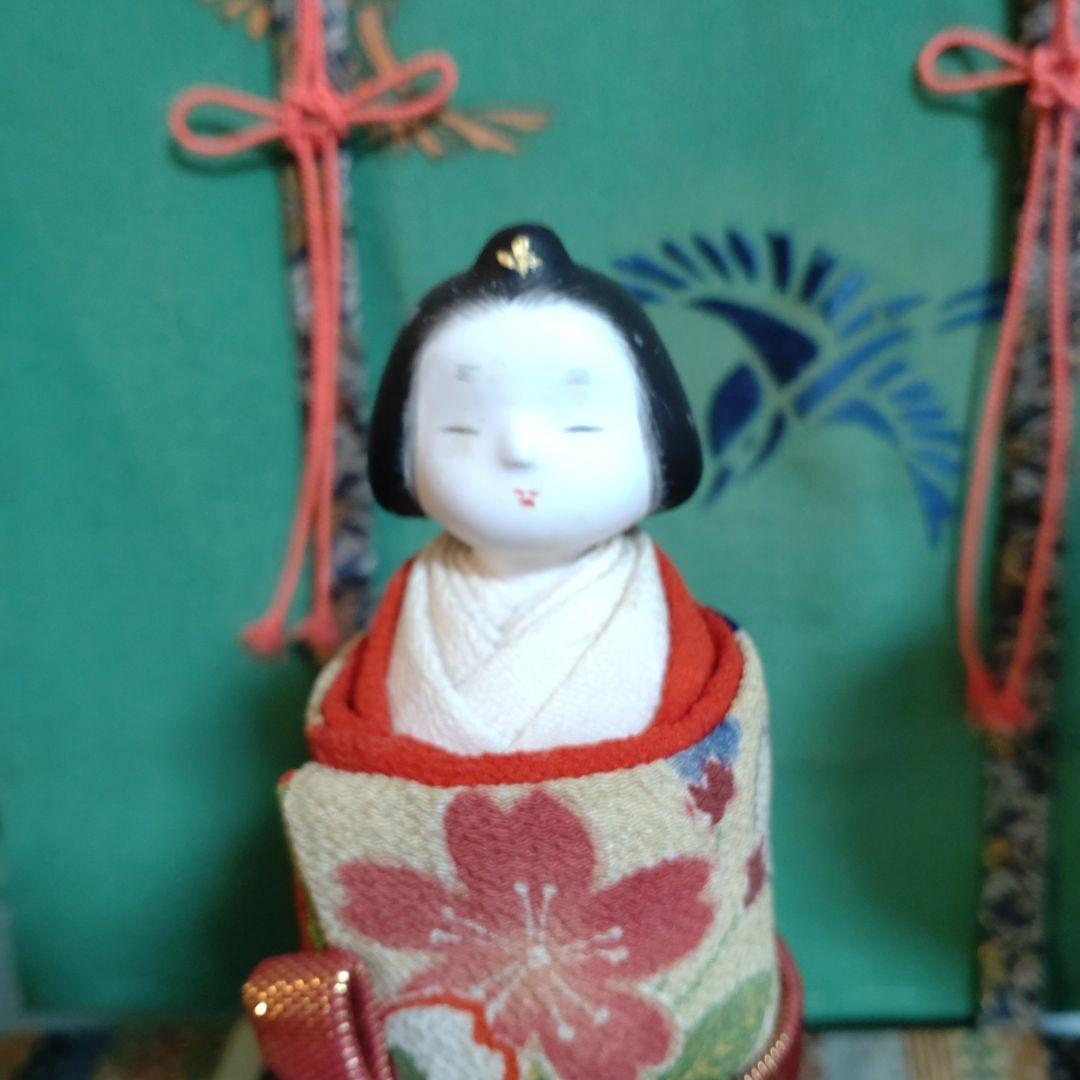 桐塑 雛人形　衣裳　古布