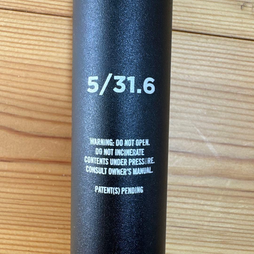 ドロッパーシートポスト FOX TRANSFER 31.6 125mm 542g