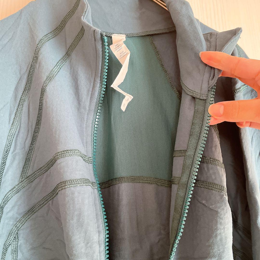 ルルレモン Define Jacket サイズ10 グリーン