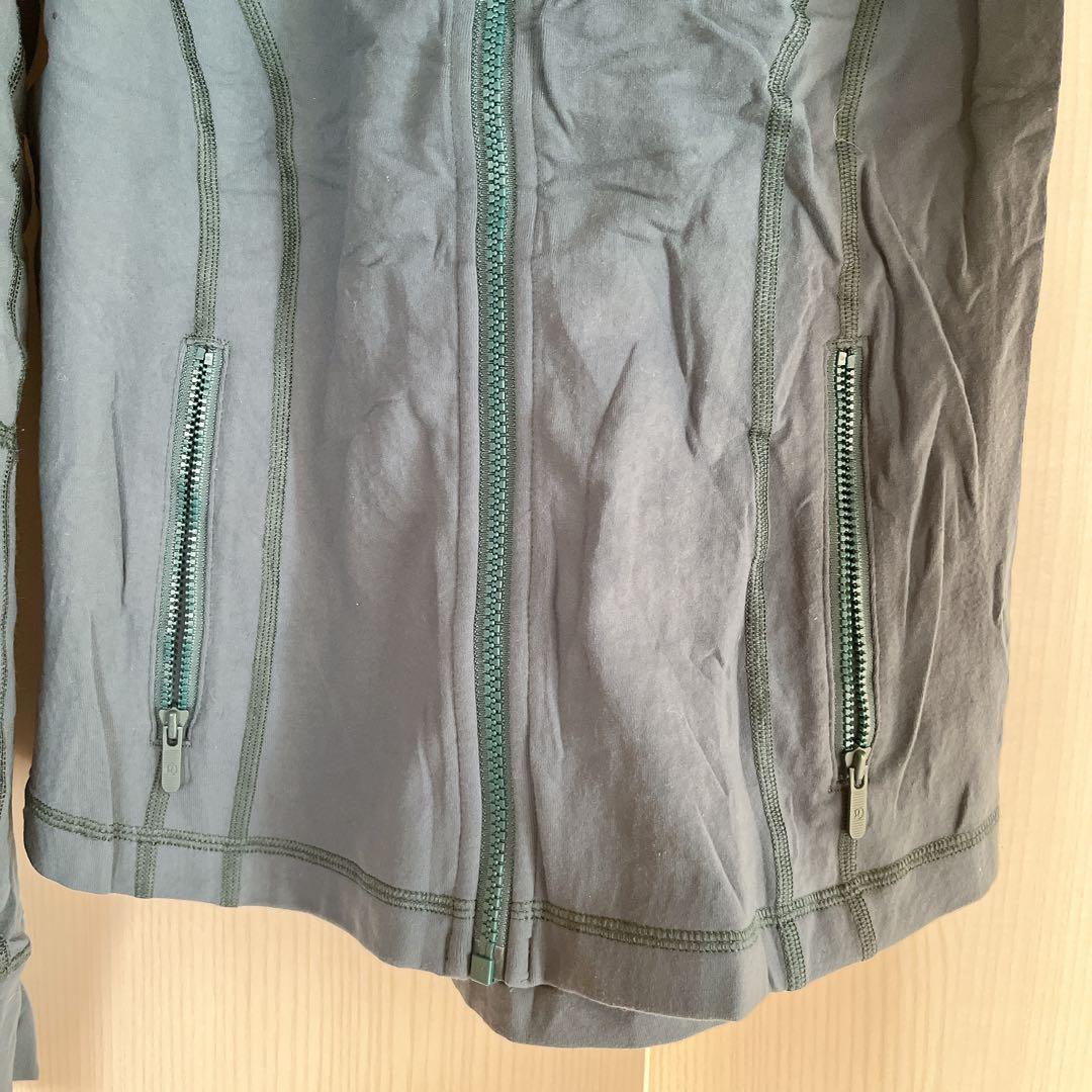 ルルレモン Define Jacket サイズ10 グリーン
