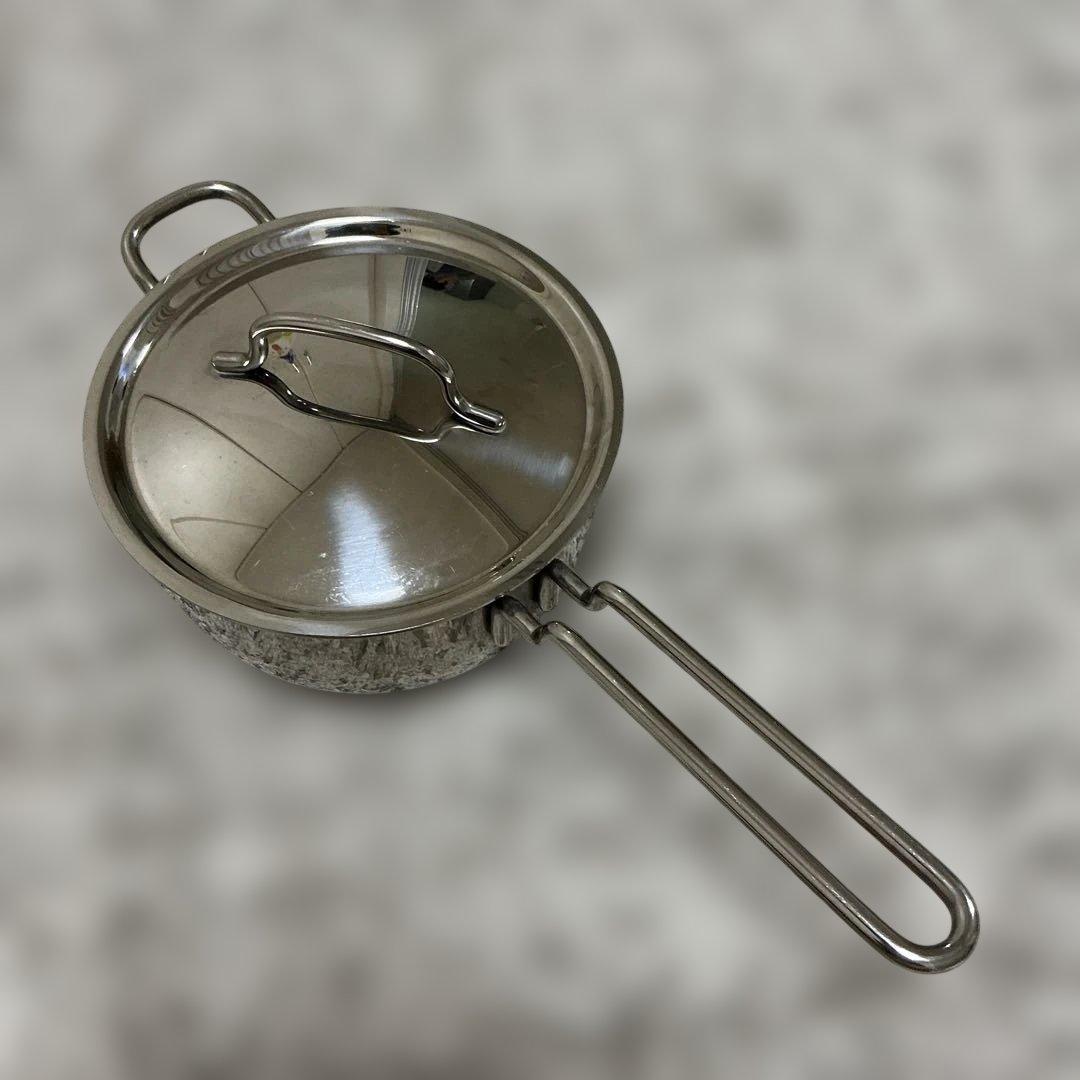 geo product 18cm 2.0l ステンレス片手鍋　蓋付き