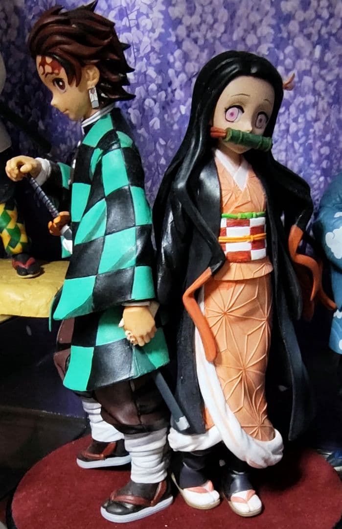 炭治郎と禰豆子 リペイントフィギュア
