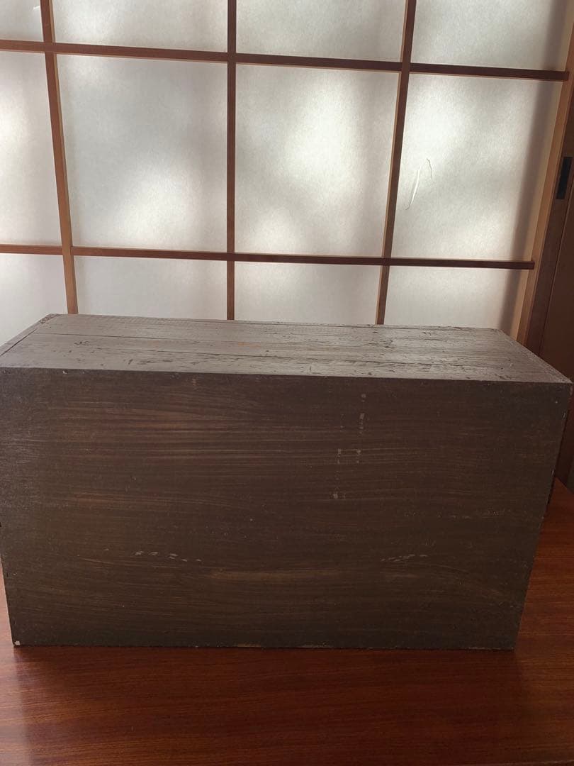 木製アンティーク風収納　小物入れ