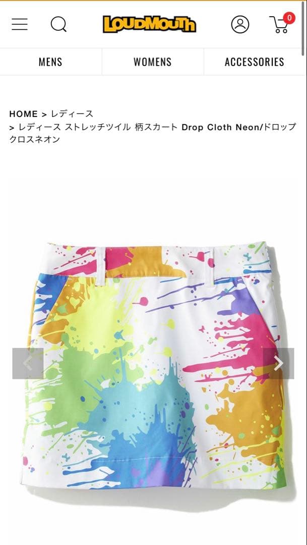 《新品・未使用❣️》【Loudmouth/ラウドマウス】ゴルフウェア スカート