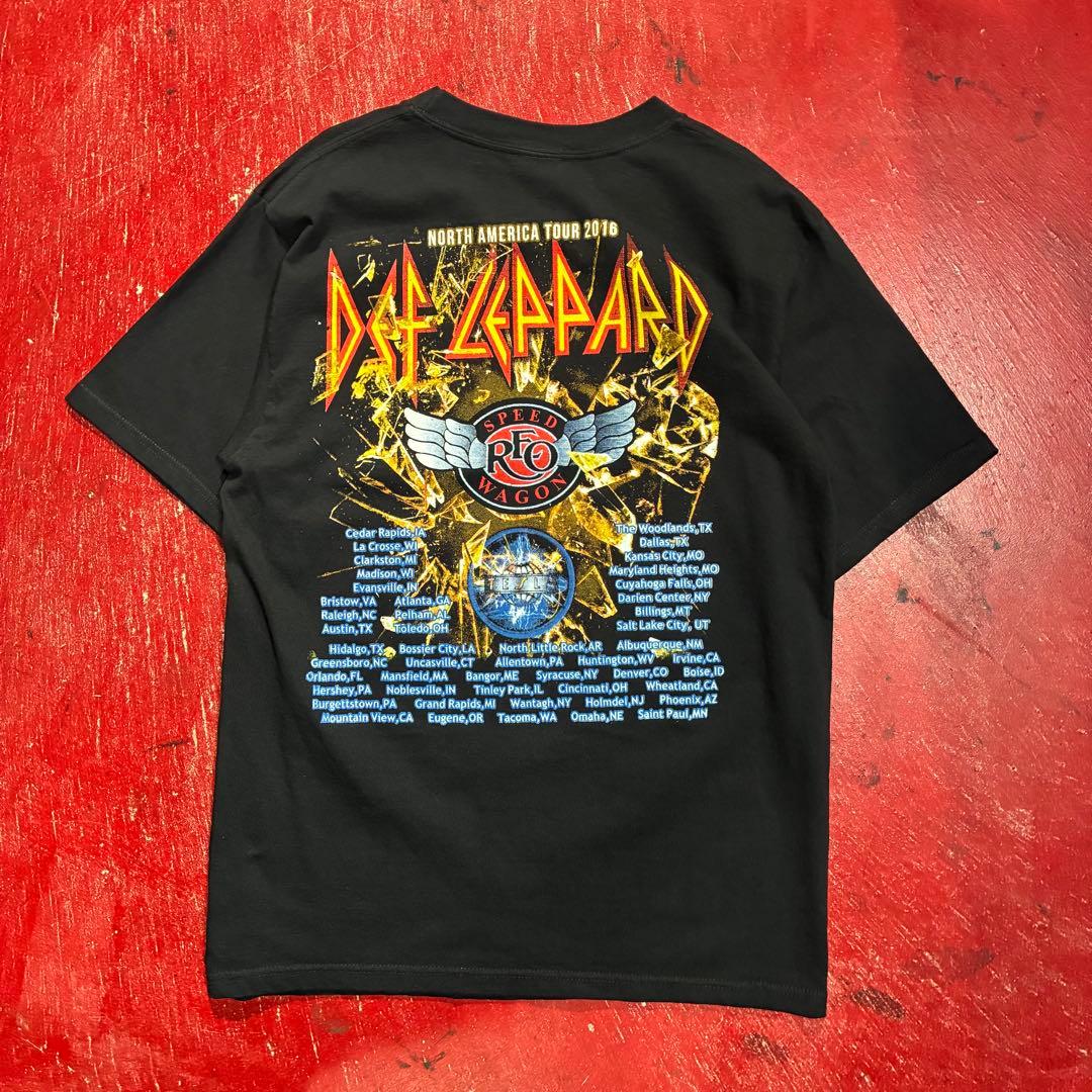 DEF LEPPARD ツアープリント バンドTシャツ