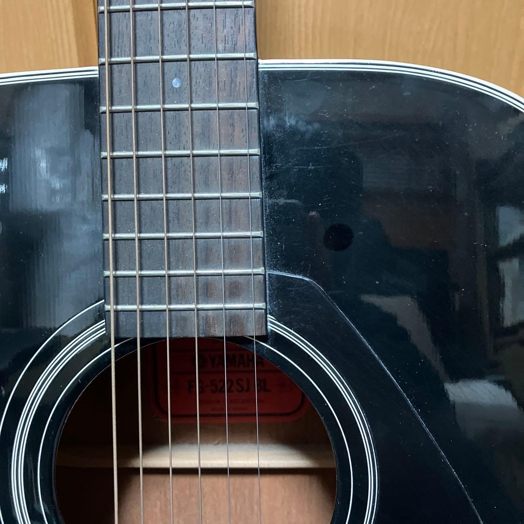 【美品】YAMAHA アコースティックギター　FG522SJ BLアコギ赤ラベル