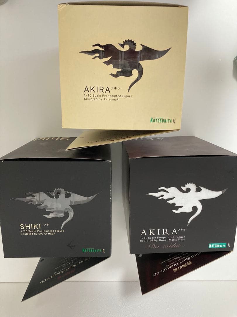咎狗の血　アキラ&シキ　ドラマCD付き　1/10スケールフィギュア3体まとめ売り