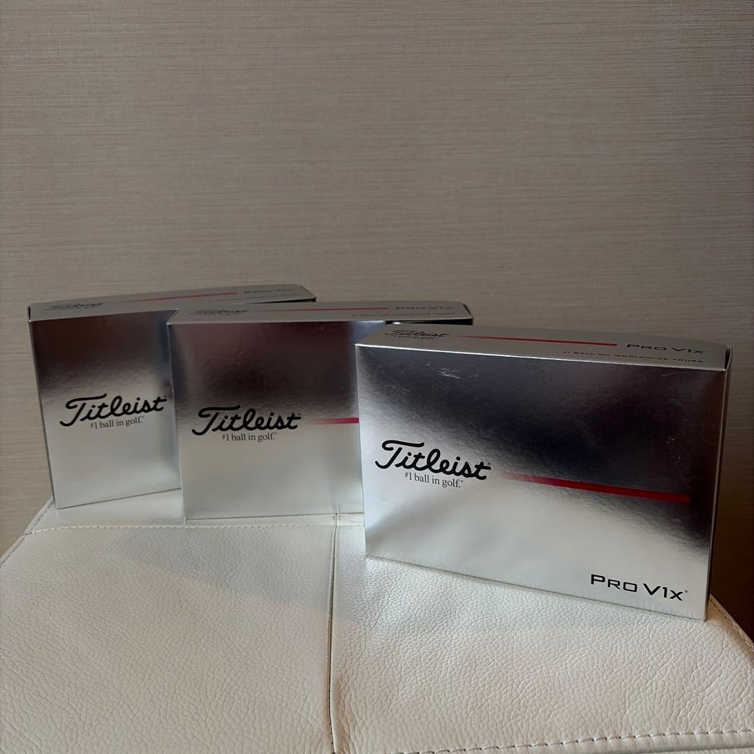Titleist Pro V1x ホワイト 3ダース