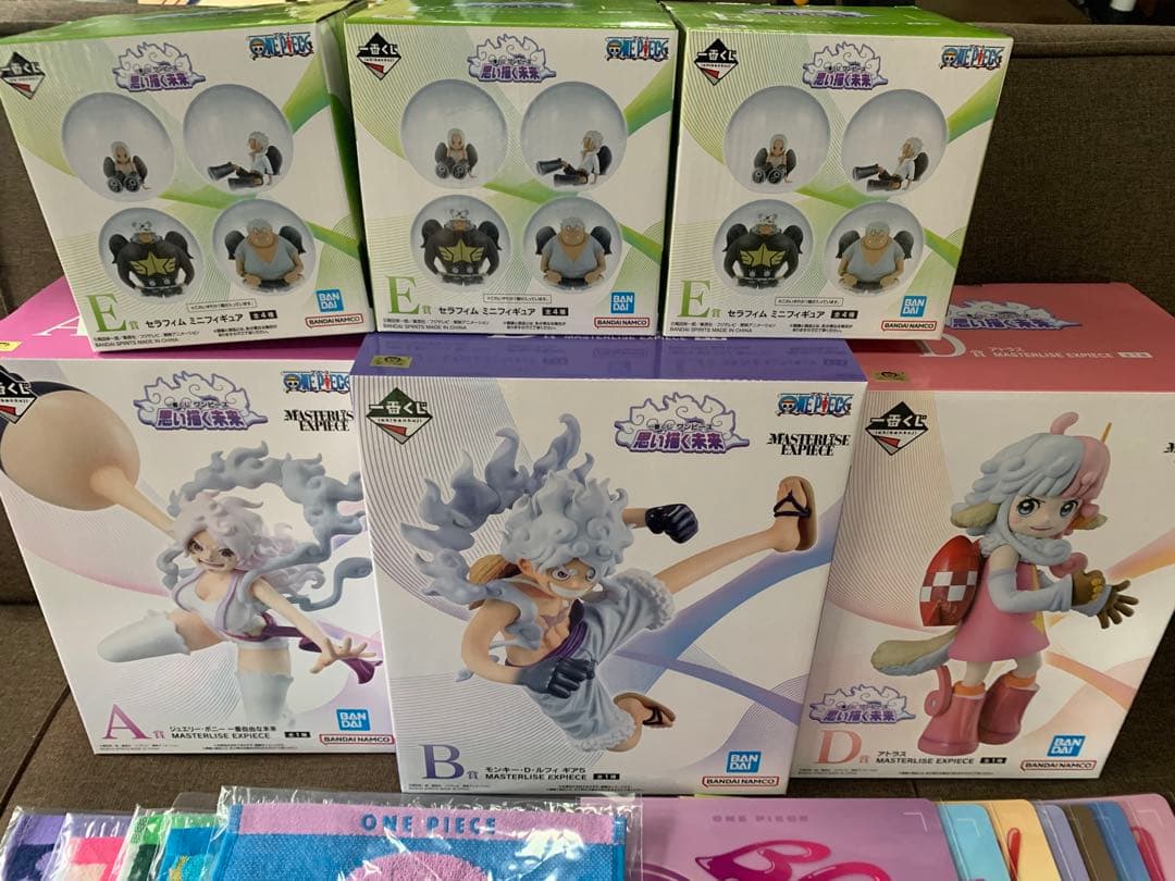一番くじ　ワンピース　思い描く未来　新品未開封　A賞B賞D賞E賞セット