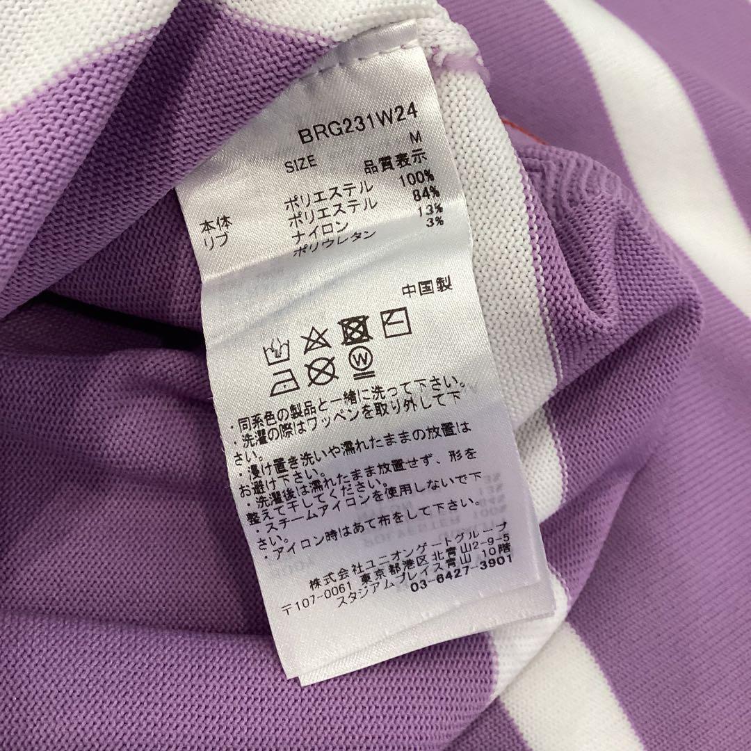 新品　BRIEFING WS WR STRIPE CREW NECK KNIT