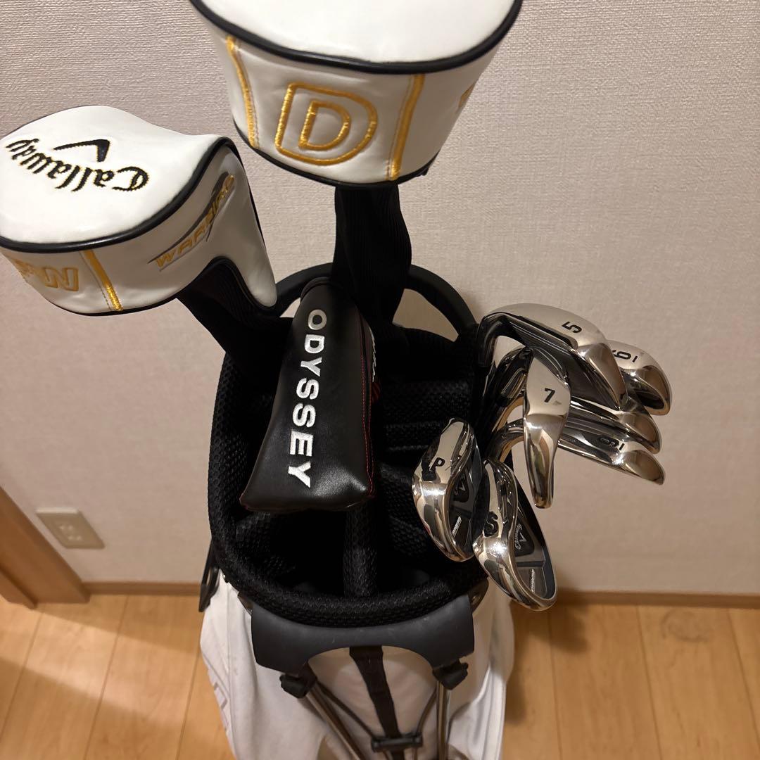 Callaway Odyssey クラブセット 7本未使用の物もあり使用1回だけ