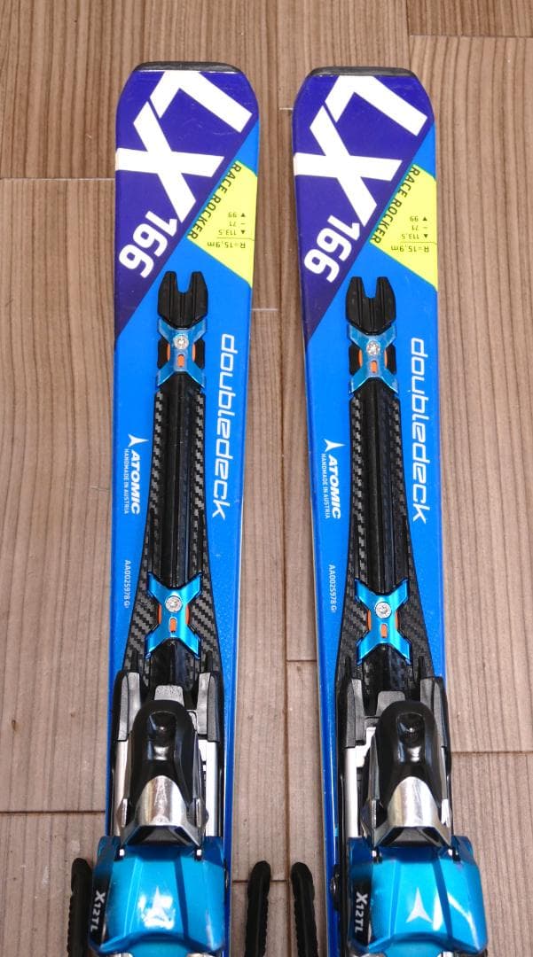 ★ATOMIC BLUESTER LX★166cm★スキー＆ビン★中級者の方～