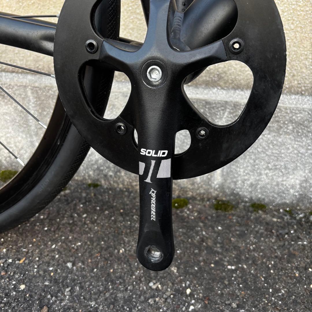 【引取り限定】UNIZE ピストバイク ブラック Lサイズ 完成車