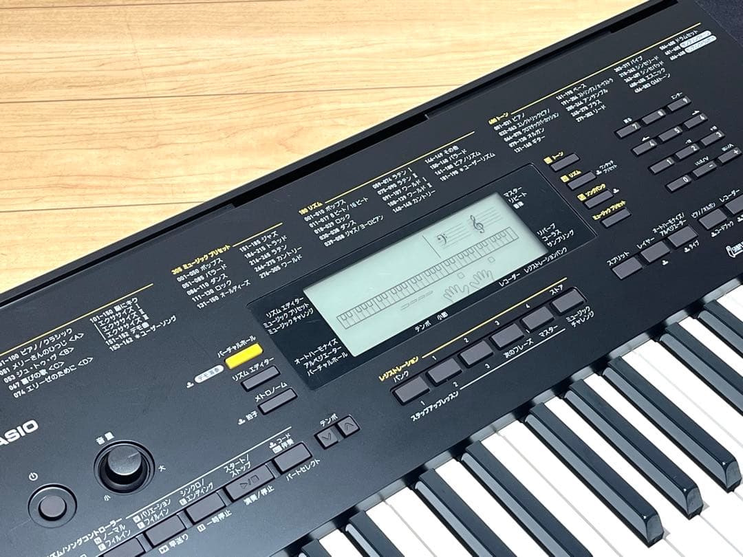 カシオ CASIO 電子キーボード CKT-4400 / ブラック