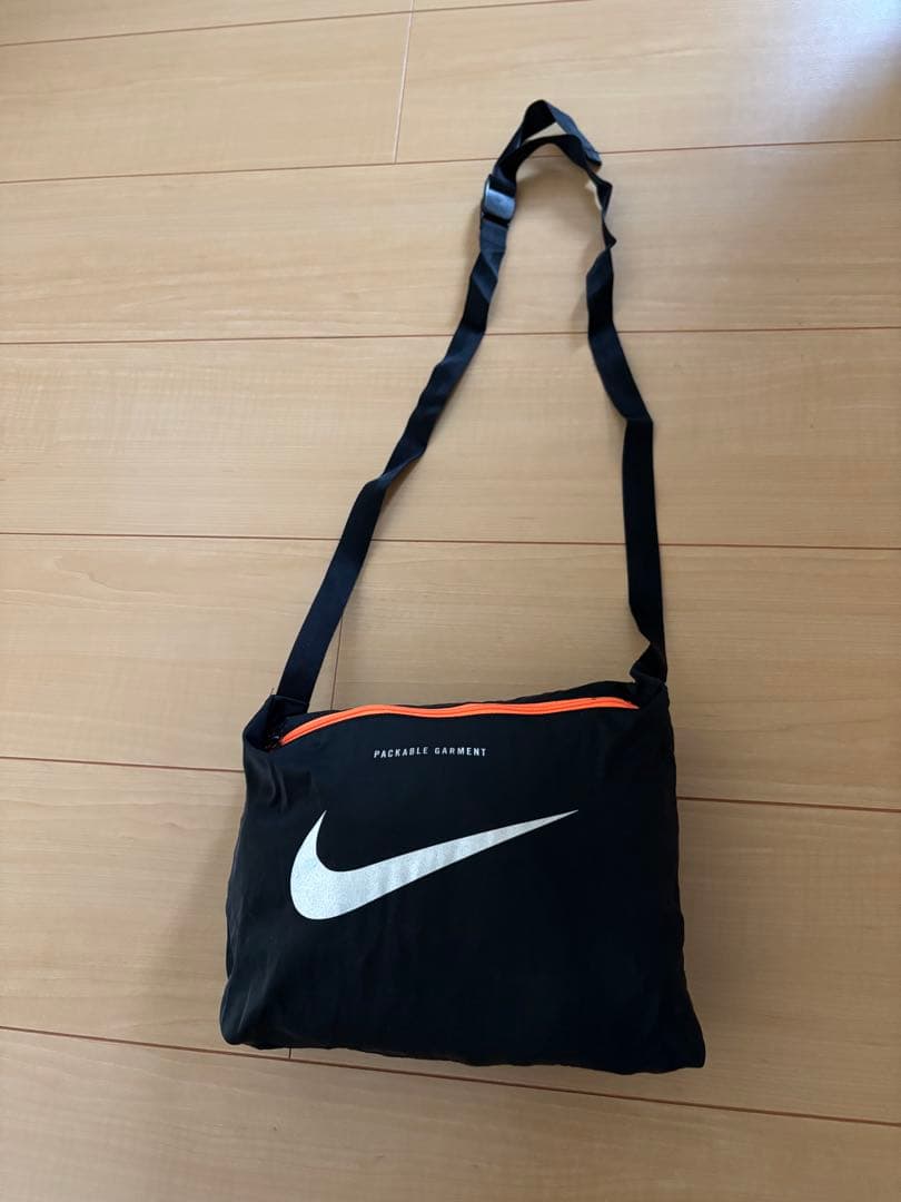 Nike DRI-FIT ランニング上下セット 黒/オレンジ