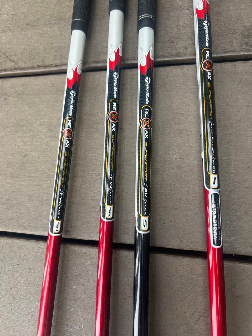 TaylorMade Burner ドライバー、フェアウェイウッド 4本セット