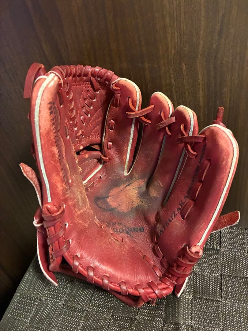 Nike Matsuzaka 少年軟式グローブ ワインレッド