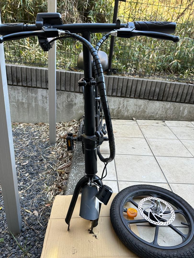 SUNPIE 電動折り畳み自転車　ディスク式 　16インチ