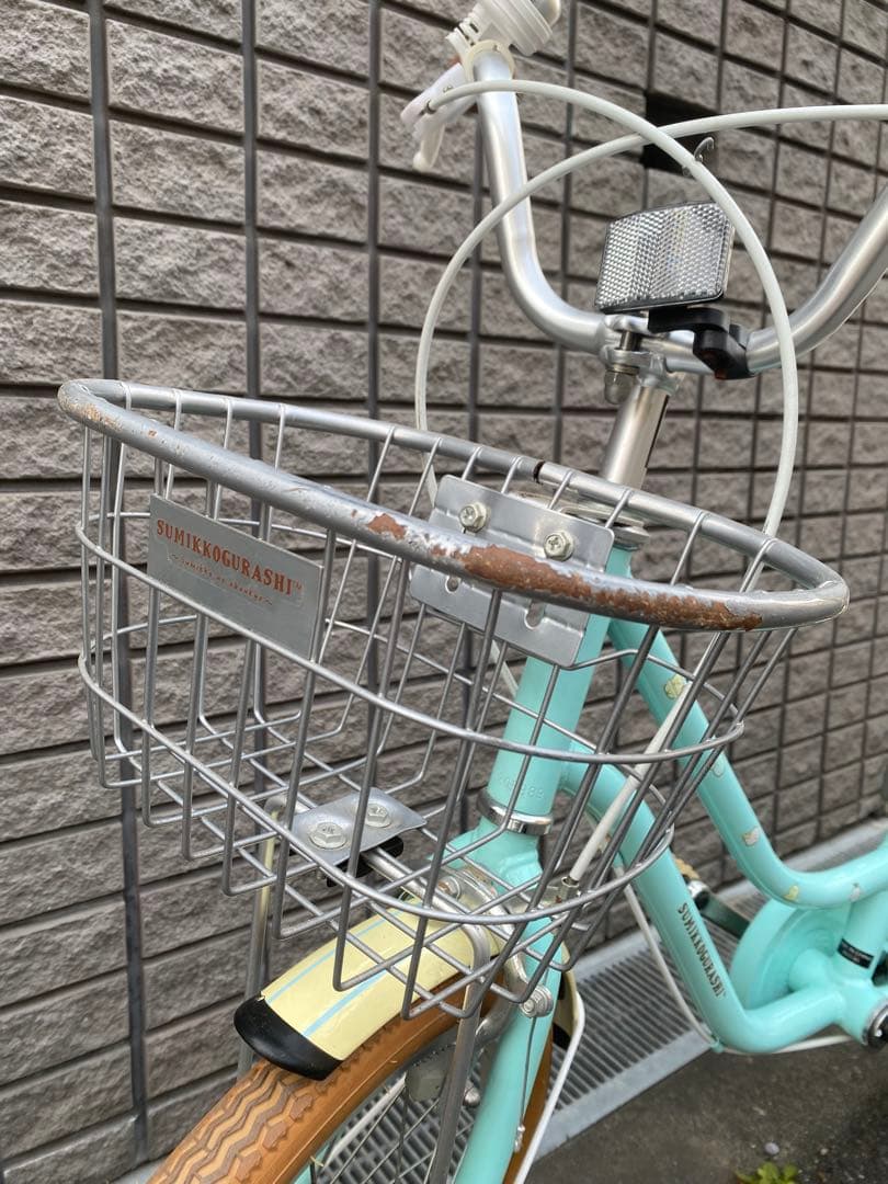 【大阪市内直接引取り】子供用自転車 ミントグリーン すみっコぐらし　18インチ